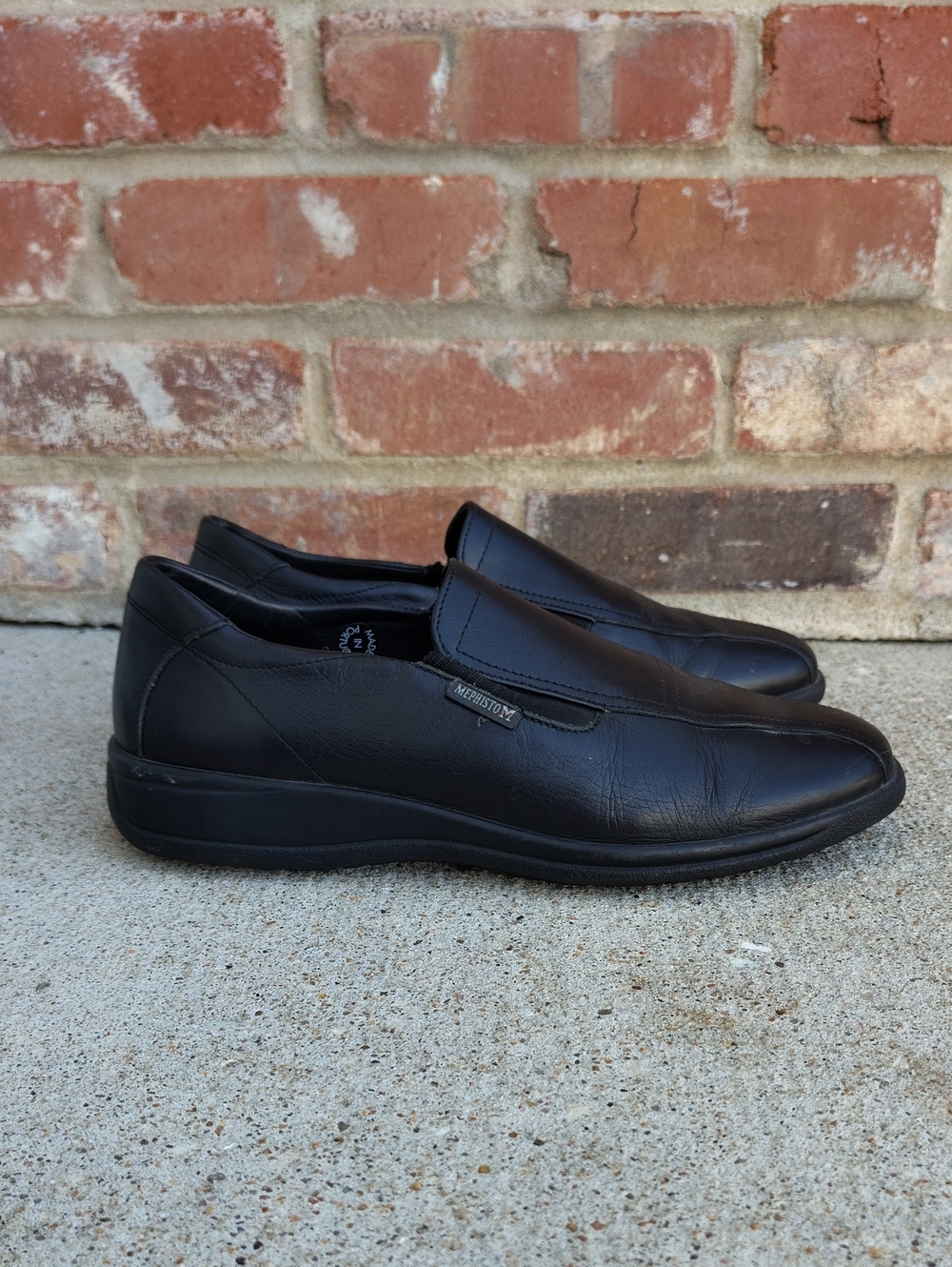 Mephisto Leather Cool Air Shock Absorber Loafers Size 8.5 Old Money Professional